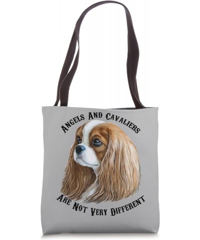 Cavalier King Charles Spaniel Blenheim Tote Bag $15.63 Totes