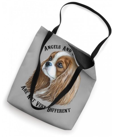 Cavalier King Charles Spaniel Blenheim Tote Bag $15.63 Totes