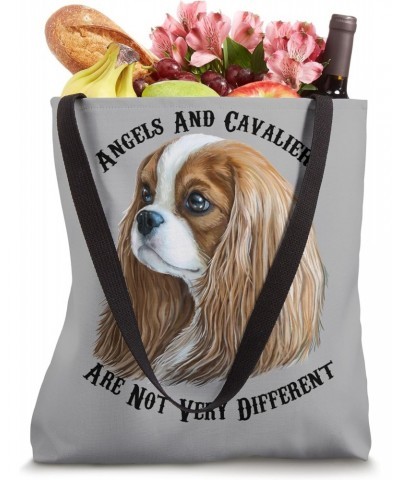 Cavalier King Charles Spaniel Blenheim Tote Bag $15.63 Totes