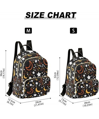 Stars Moon and Night Sky Backpack for Women Shoulder Bag Lightweight Mini Backpack Casual Daypack Back Pack for Travel Small(...