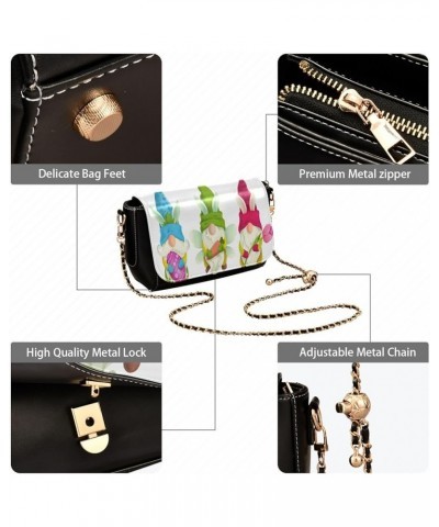 Crossbody Bags for Women Trendy Women's Black Shoulder Bag Small PU Leather Flap Cross Body Bag Handbags Pattern8 $19.26 Cros...