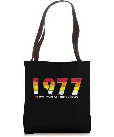 Vintage 1977 - The Year of the Legend - Retro 47 Years Old Tote Bag $12.81 Totes