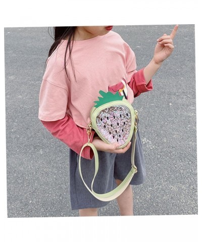 2pcs Messenger Bag Lovely Cross- Body Bag Small Body Bag Toddler Crossbody Purse Strawberry Shoulder Bag Clear Sling Bag Wome...