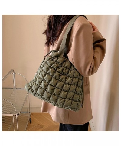 Bubble Purses for Women Hobo Bag Shoulder Bag Chic Handbag Tote Soft Cloud Bag 2024 Apricot $12.59 Shoulder Bags