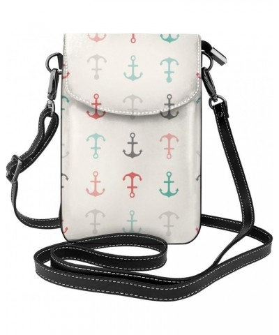 Anchor Small Crossbody Bags for Women PU Leather Cell Phone Purse Wallet with Card Slots $16.31 Crossbody Bags