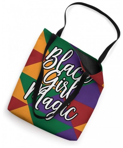 Black Girls Are Magic Afrocentric Pattern Tote Bag $14.02 Totes