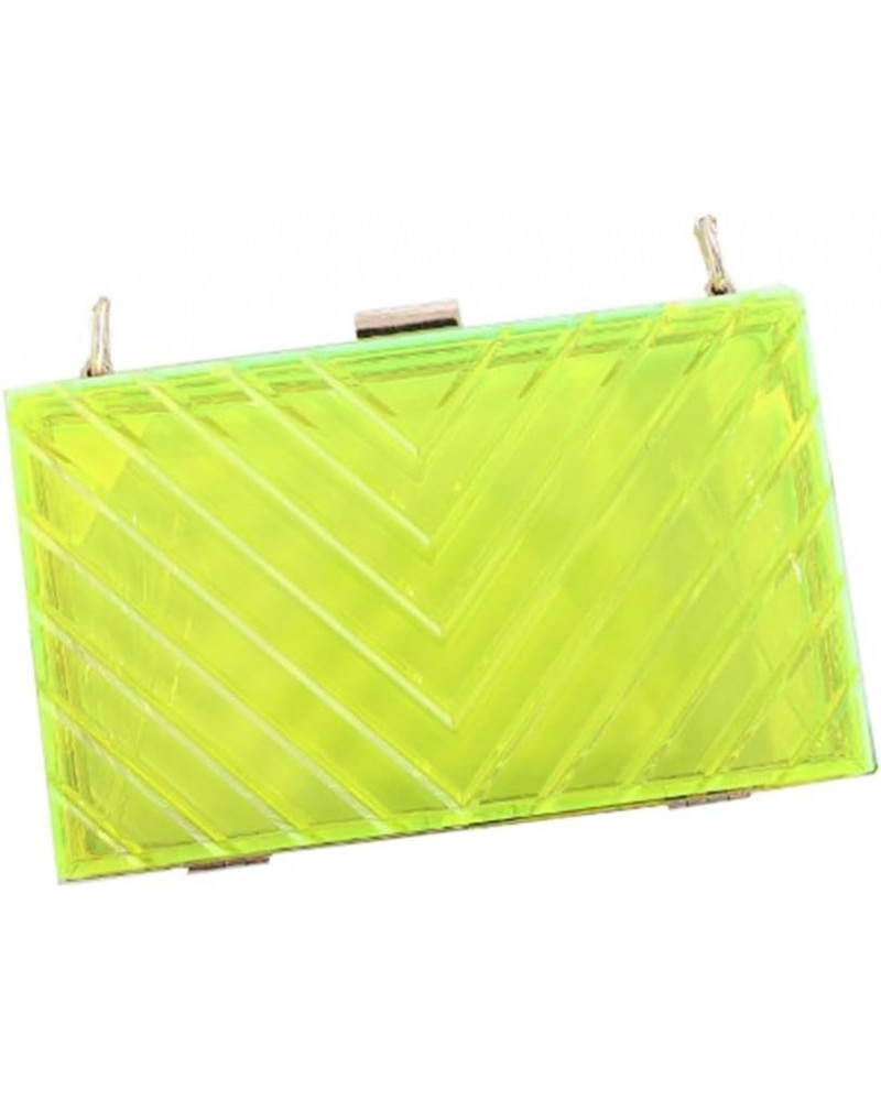 Acrylic Purses Evening Clutch Bag Clear Handbags for Women Cross Body Bag with Metal Chain Formal Wedding Prom Party White Gr...