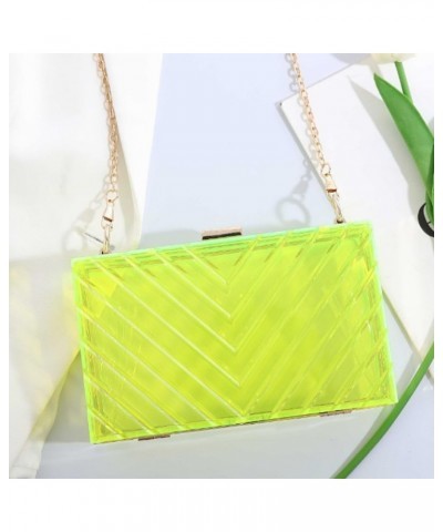 Acrylic Purses Evening Clutch Bag Clear Handbags for Women Cross Body Bag with Metal Chain Formal Wedding Prom Party White Gr...