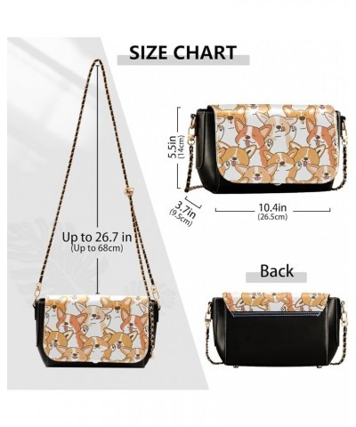 Crossbody Bags for Women Trendy Women's Black Shoulder Bag Small PU Leather Flap Cross Body Bag Handbags Pattern18 $17.21 Cro...