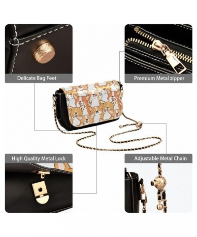 Crossbody Bags for Women Trendy Women's Black Shoulder Bag Small PU Leather Flap Cross Body Bag Handbags Pattern18 $17.21 Cro...