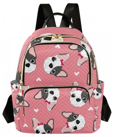 Women Backpack Cute Puppy Dog Heart Anti-Theft Travel Backpack with Luggage Belt Lightweight Handbag Roomy Double Zipper Week...