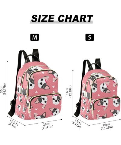 Women Backpack Cute Puppy Dog Heart Anti-Theft Travel Backpack with Luggage Belt Lightweight Handbag Roomy Double Zipper Week...