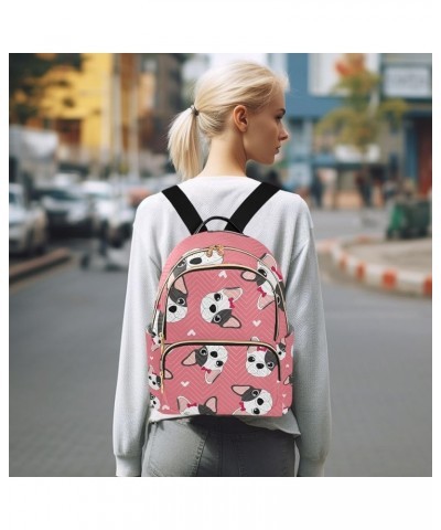 Women Backpack Cute Puppy Dog Heart Anti-Theft Travel Backpack with Luggage Belt Lightweight Handbag Roomy Double Zipper Week...