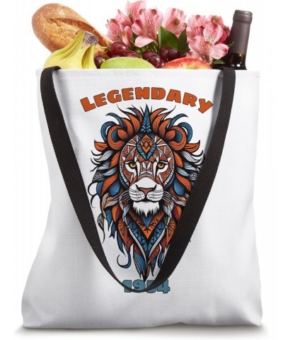 Legendary since 1954 Lion Birthday Anniversary Zodiac Sign Tote Bag $13.71 Totes