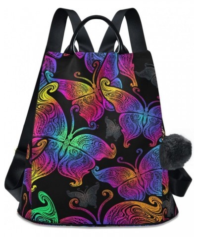 Mandala Butterfly Backpack for Women, Fashion Anti Theft Casual Daypack Shoulder Bag Purse for Travel Work 15 inches $23.77 B...