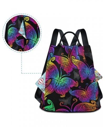 Mandala Butterfly Backpack for Women, Fashion Anti Theft Casual Daypack Shoulder Bag Purse for Travel Work 15 inches $23.77 B...