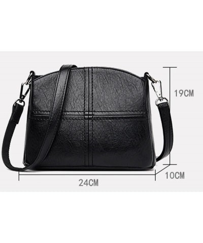 Women Shoulder Bags, Ladies Casual PU Leather Handbag Ladies Messenger Bag Fashion Shoulder Pack Black $35.56 Shoulder Bags