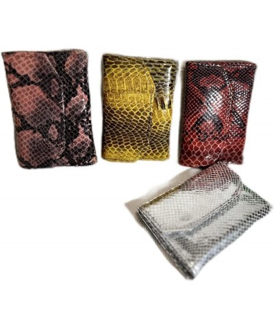 Genuine snake and cobra leather clutch evening purses, evening cross bags Women Wallet Red Color $33.15 Evening Bags