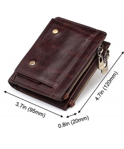 Business Card Cases Money Organizers Men's Genuine Leather Money Clips Wallets RFID Blocking (Color : Yellow) Brown $30.76 Wa...