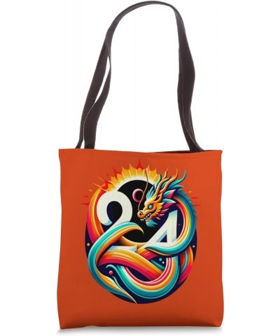 Majestic 2024 Solar Eclipse in the Year of the Dragon Tote Bag $10.80 Totes