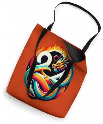 Majestic 2024 Solar Eclipse in the Year of the Dragon Tote Bag $10.80 Totes