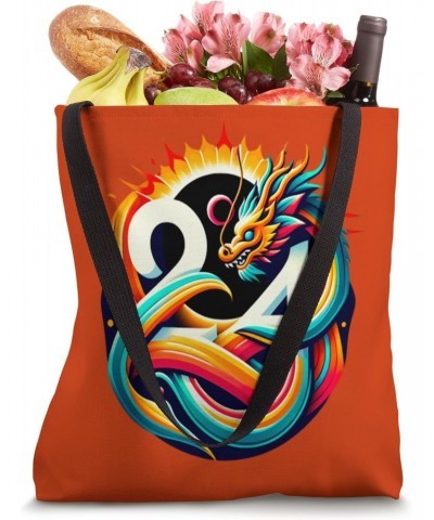 Majestic 2024 Solar Eclipse in the Year of the Dragon Tote Bag $10.80 Totes