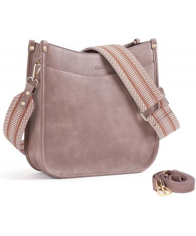 Crossbody Bags For Women Trendy Vegan Leather Purses For Women Shoulder Bag with Two Strap Purple $11.72 Shoulder Bags