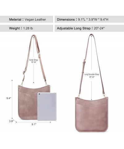 Crossbody Bags For Women Trendy Vegan Leather Purses For Women Shoulder Bag with Two Strap Purple $11.72 Shoulder Bags