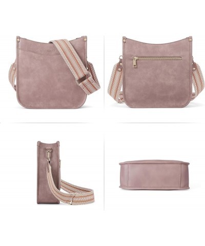 Crossbody Bags For Women Trendy Vegan Leather Purses For Women Shoulder Bag with Two Strap Purple $11.72 Shoulder Bags