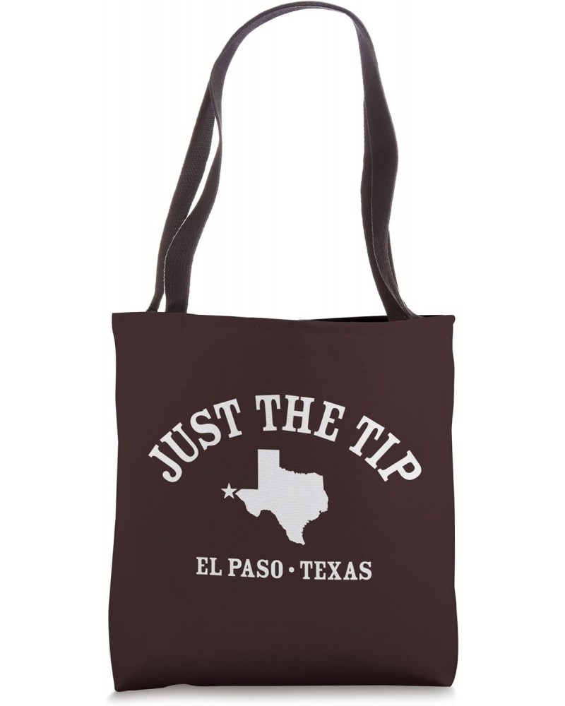 JUST THE TIP / El Paso TX Athletic Design With State Tote Bag $14.84 Totes