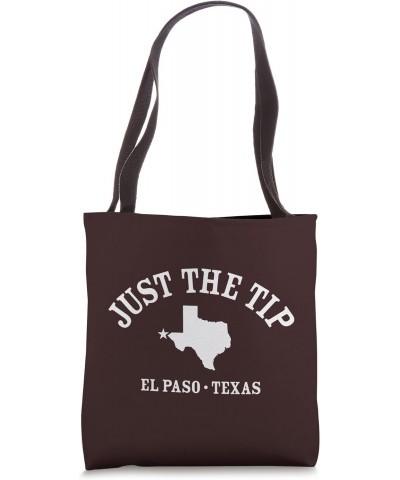 JUST THE TIP / El Paso TX Athletic Design With State Tote Bag $14.84 Totes