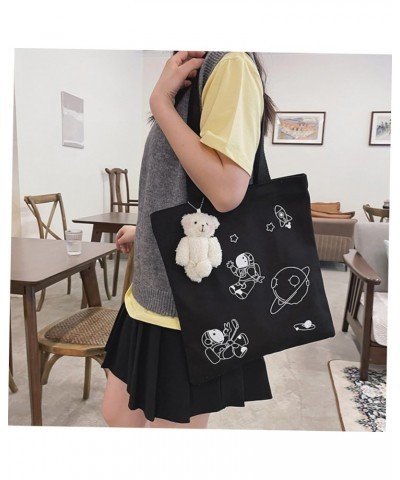 2pcs Astronaut Tote Bag Tote Handbag Carteras Para Mujer De Colgar Hombro Shoulder Tote Over Shoulder Bag for Women Grocery W...