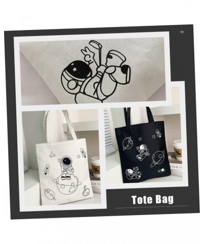 2pcs Astronaut Tote Bag Tote Handbag Carteras Para Mujer De Colgar Hombro Shoulder Tote Over Shoulder Bag for Women Grocery W...