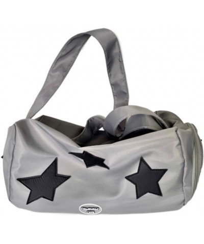 Irregular Star Handbag Punk Tote Bag 2023 Shoulder Bag Harajuku Bag Silvery $18.28 Totes