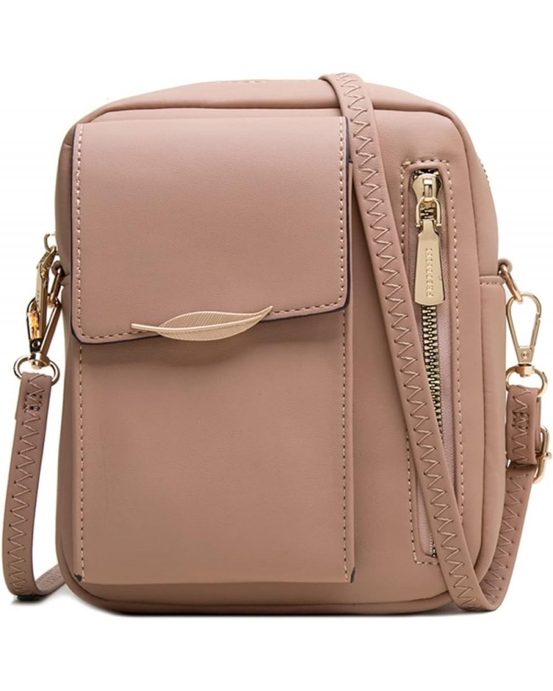 Small Crossbody Bag for Women Cell Phone Purse Bag Shoulder Fashion Travel Pouch Passport Wallet Multi-function Bag Pink $13....