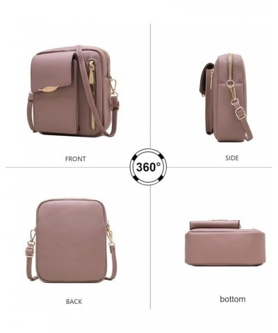 Small Crossbody Bag for Women Cell Phone Purse Bag Shoulder Fashion Travel Pouch Passport Wallet Multi-function Bag Pink $13....