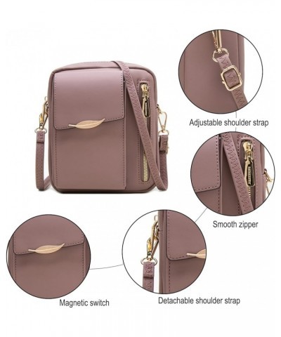 Small Crossbody Bag for Women Cell Phone Purse Bag Shoulder Fashion Travel Pouch Passport Wallet Multi-function Bag Pink $13....