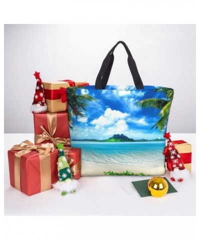 The Sea Print One-Shoulder Convenience Store, Portable Storage Bag, Work, School,Shoulder Bag The Sea $21.14 Shoulder Bags