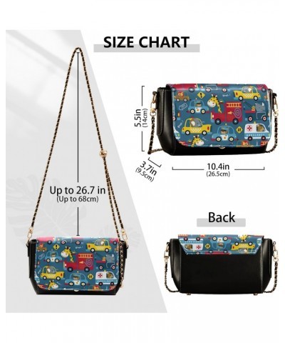 Cartoon Funny Drivers Women's Crossbody Handbags for Womens Fall Small Backpack Purse with Credit Card Slots Black Belt Bag $...