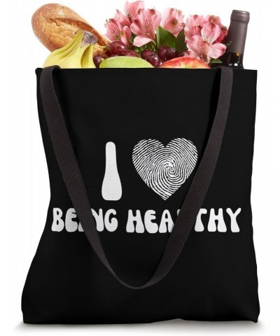 I Love Being Healthy - Heart - Fitness Gym Workout Health Tote Bag $10.66 Totes