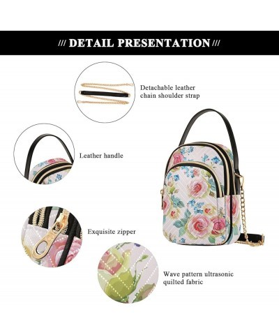 Small Crossbody Handbag for Women Mini Over Shoulder Purse with Three Zippered Pockets Durable Travel Purse Color-hf023 $9.24...