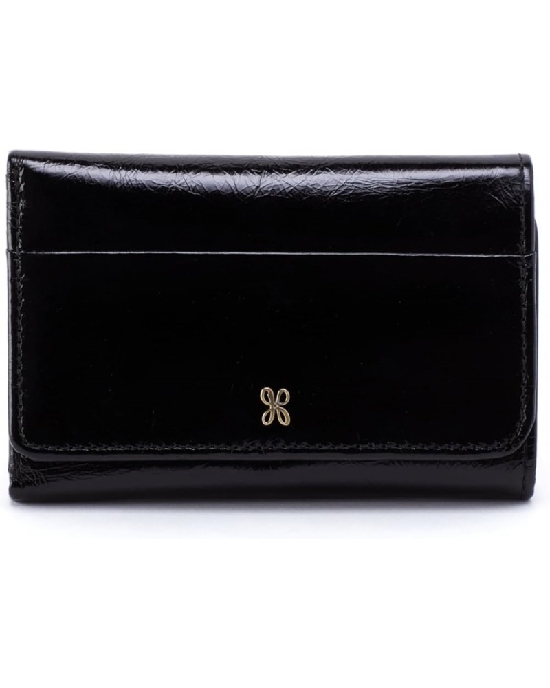 Womens Jill Trifold Wallet Black $36.16 Wallets