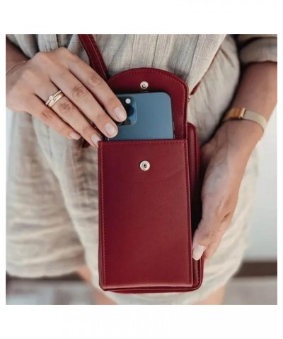 Crossbody Bags for Women Cell Phone Purse Wallet Ladies Small Women's Handbags PU Leather Shoulder Card Holder Bk2 $9.50 Shou...