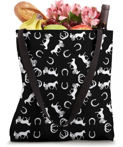 Trotting horse Trotting Harness-Racing horses Trotting-race Tote Bag $14.47 Totes