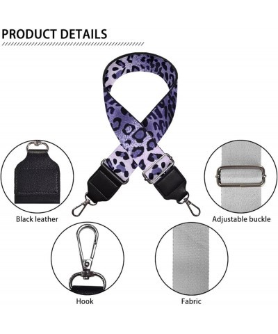 Purse Strap American Flag Shoulder Bag Strap Replaceable Strap Crossbody Strap for Women Strap for Tote Bag Purple Leopard $1...