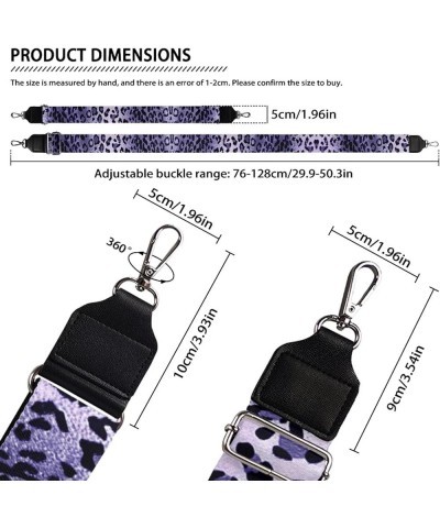 Purse Strap American Flag Shoulder Bag Strap Replaceable Strap Crossbody Strap for Women Strap for Tote Bag Purple Leopard $1...