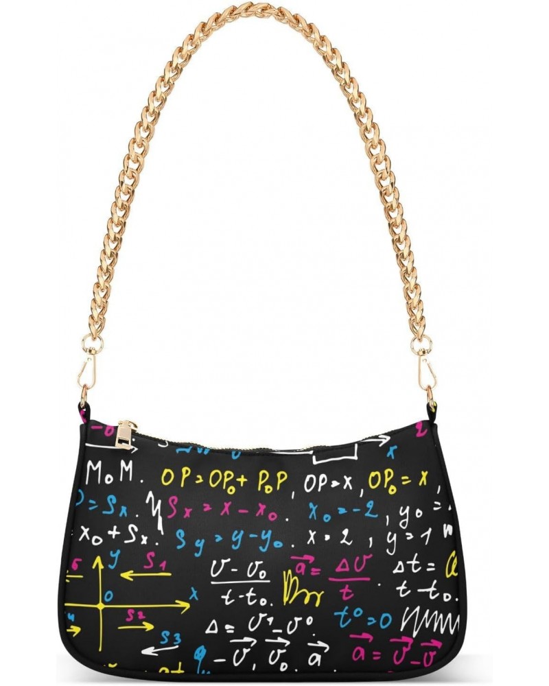 Shoulder Bag Math Formulas Women Clutch Handbag Shoulder Purch Date Chain Bag Tote Bag Spring Holiday Birthday Gift for Girlf...