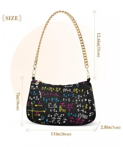 Shoulder Bag Math Formulas Women Clutch Handbag Shoulder Purch Date Chain Bag Tote Bag Spring Holiday Birthday Gift for Girlf...