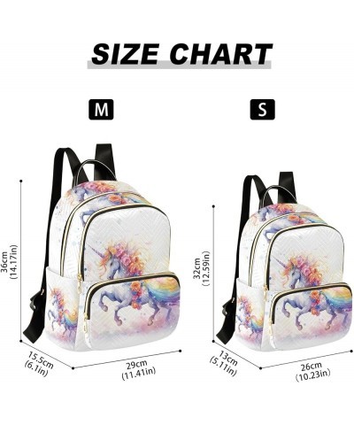 Small Backpack Purse for Women, Running Unicorn Travel Bag Casual Daypack Shoulder Bag Small $16.56 Backpacks