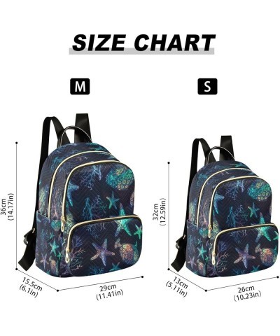 Fashion Backpack Mini Backpack Purse Casual Daily Backpack Colorful Sea Fish for Travel for College Work Small $16.72 Backpacks